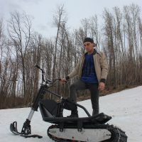 electric snowbike_black_7