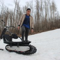 electric snowbike_black_8