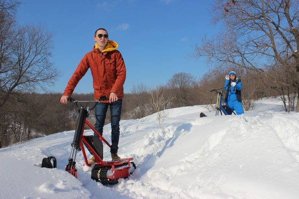 electric snowbike_red_9