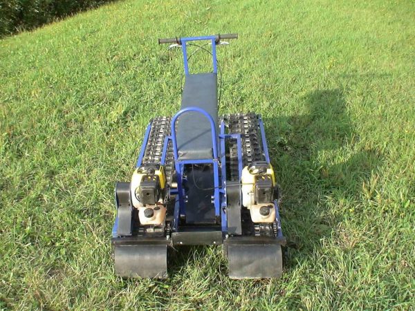 Мини трактор танкетка буксировщик_9