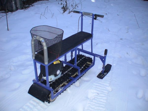 Танкетка мотоснегокат гусеничный_4