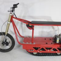 Электрический вездеход_сноубайк_electric atv_tracked vehicle_snowbike_2