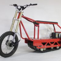 Электрический вездеход_сноубайк_electric atv_tracked vehicle_snowbike_5