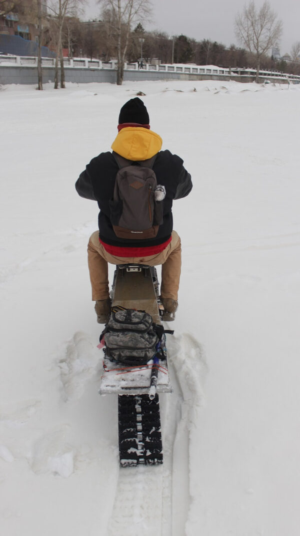 Электрический снегоход_электро сноубайк_сноускутер_электро собака_электро буксировщик_10