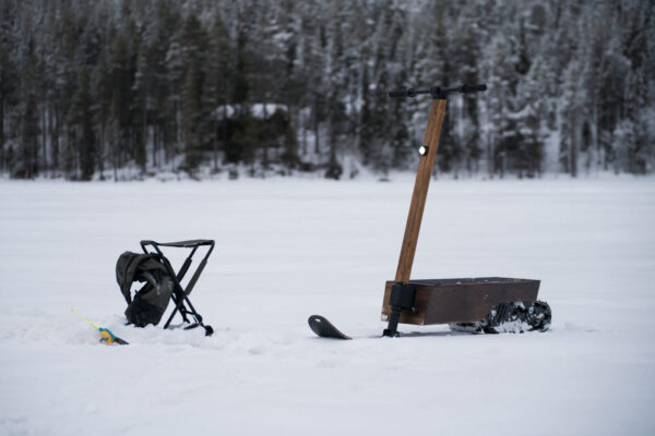 Гусеничный самокат_электро снегокат_электро снегоход_самокат снегоход_самокат на гусенице_4